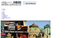 Desktop Screenshot of hoteloperalafayette.com