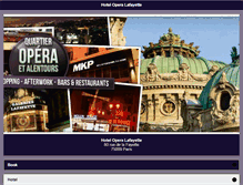 Tablet Screenshot of hoteloperalafayette.com